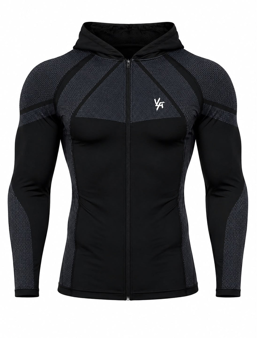 Apex Compression Zip-Up Black - imagen de catálogo 1