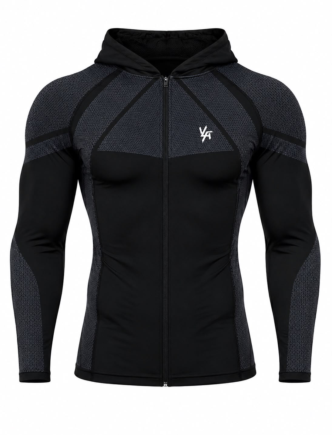 Apex Compression Zip-Up Black