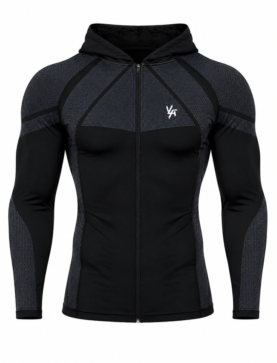 Apex Compression Zip-Up Black - imagen de catálogo 1