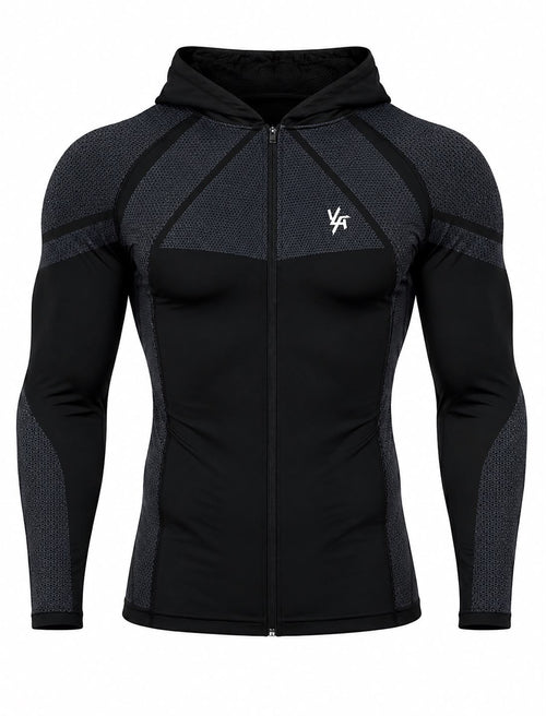 Apex Compression Zip-Up Black - imagen de catálogo 1