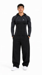 Apex Compression Zip-Up Black - imagen de catálogo 2