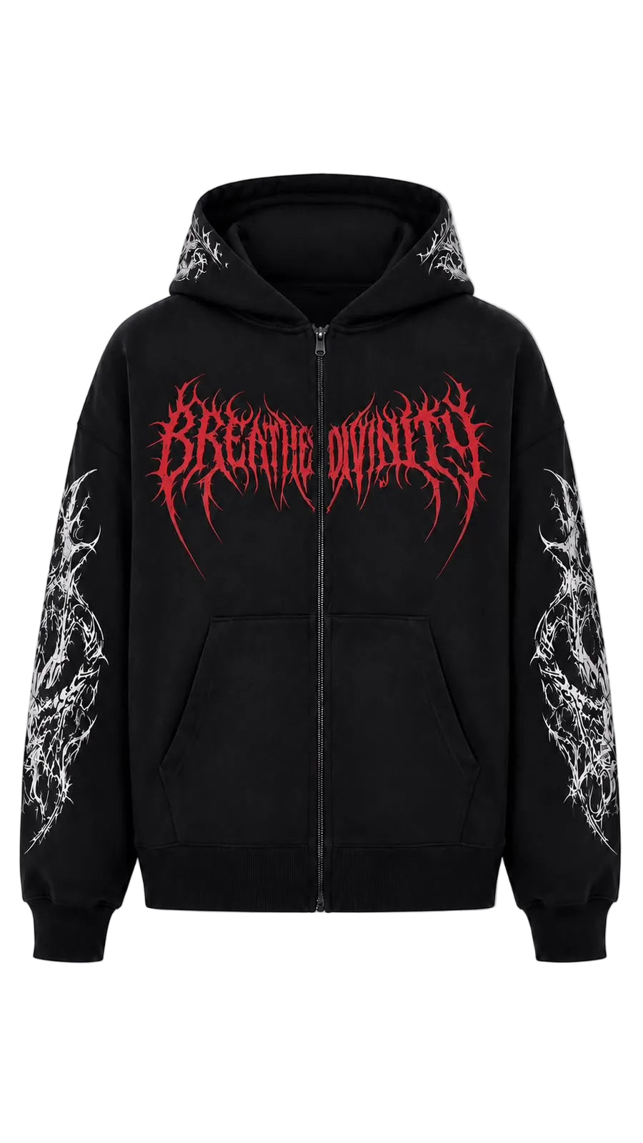 Breath Divinity Crimson Relic Zip Hoodie - imagen de catálogo 1