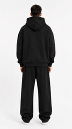 YoungLA Gothic Script Zip Hoodie Black - imagen de catálogo 3