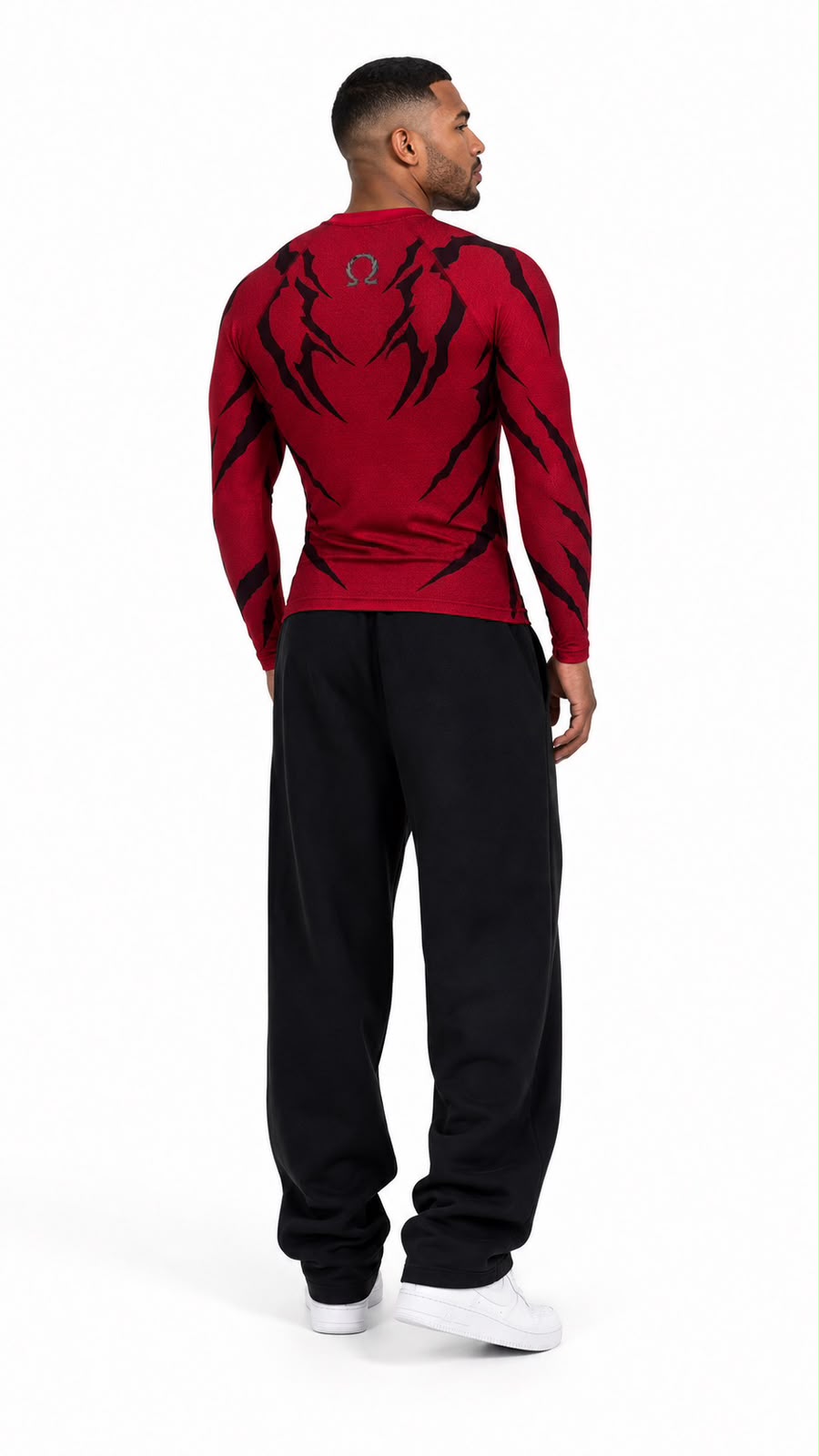 BreatheDivinity Void Tech Berserker Red - modelo de espalda