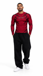BreatheDivinity Void Tech Berserker Red - modelo de frente