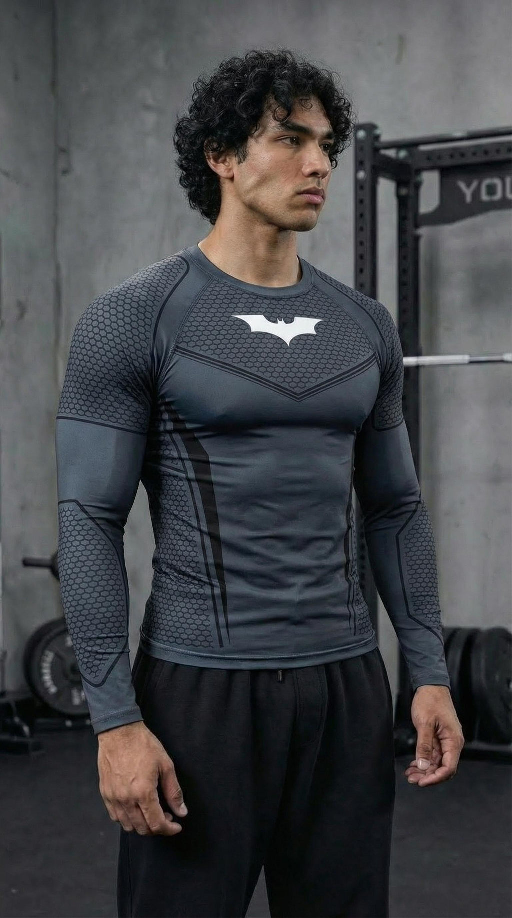 Batman Dark Grey Long Sleeve
